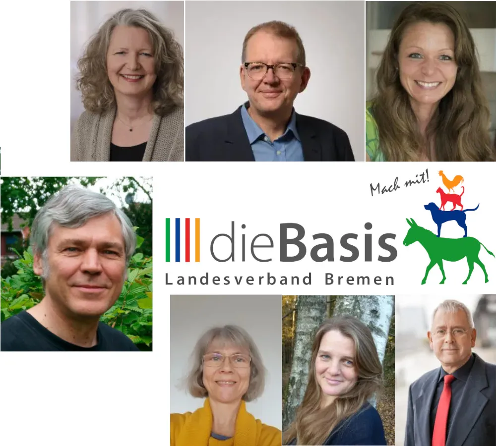 Gruppenfoto dieBasis Landesverband Bremen 2021